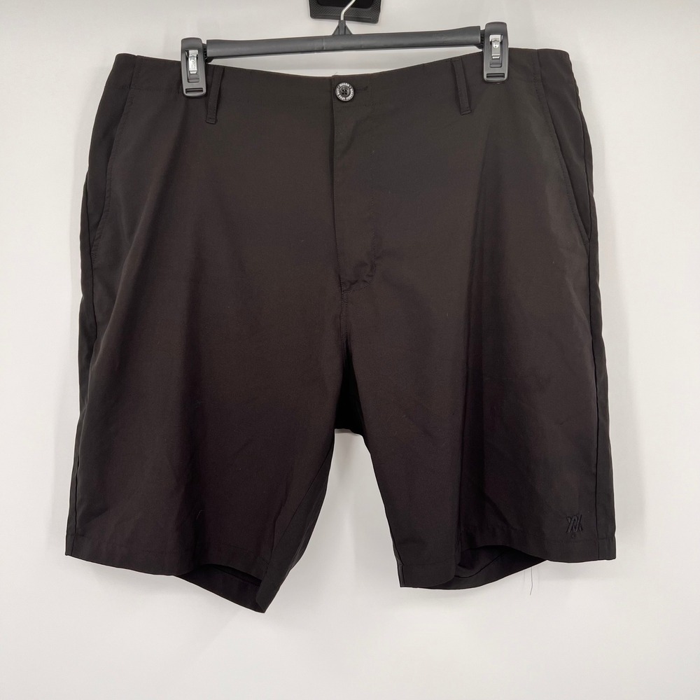 Dixxon Flannel Co Mens Black Hybrid Utility Shorts Size 42 Live Fast Forever